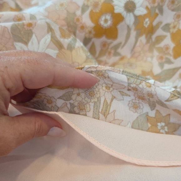 Storia Whimsical Floral Mini Babydoll Dress Fairycore Cottagecore Boutique Mediu - Picture 11 of 13